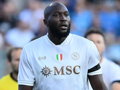 Why is Romelu Lukaku not playing for Napoli vs Man City in Champions League today?