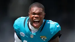 Travis Hunter of the Jacksonville Jaguars