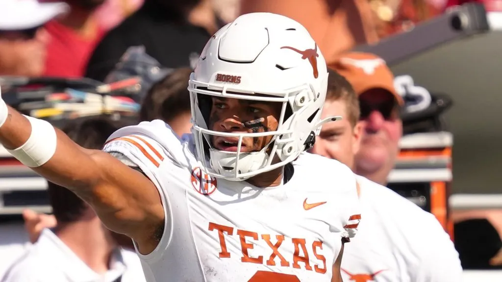 DeAndre Moore Jr. at Cotton Bowl Stadium on October 12, 2024 in Dallas, Texas.