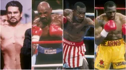 Roberto Duran, Marvin Hagler, Sugar Ray Leonard and Thomas Hearns.