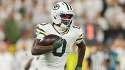 Matthew Golden #0 of the Green Bay Packers