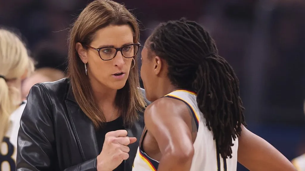 Stephanie White with Kelsey Mitchell