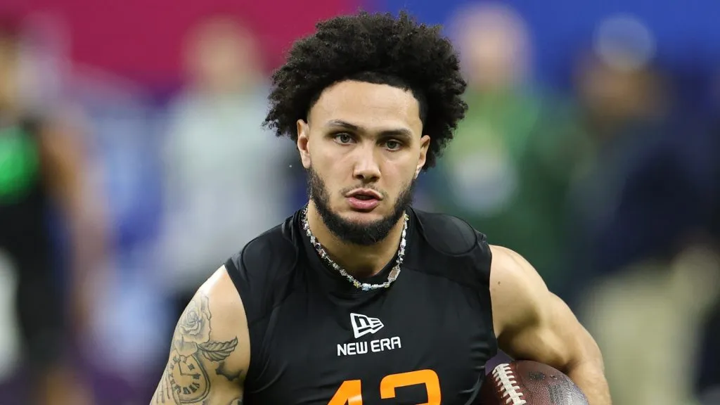 Jordan Watkins of the 49ers during his rookie combine