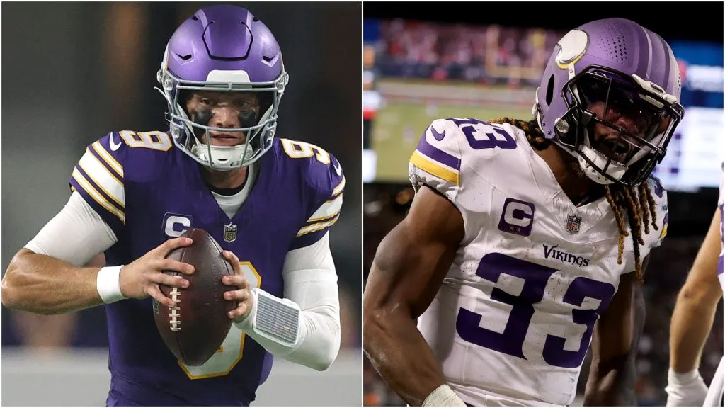 Vikings' JJ McCarthy and Aaron Jones