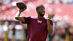 Josh Johnson #14 of the Washington Commanders