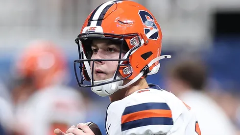 Steve Angeli #9 of the Syracuse Orange.