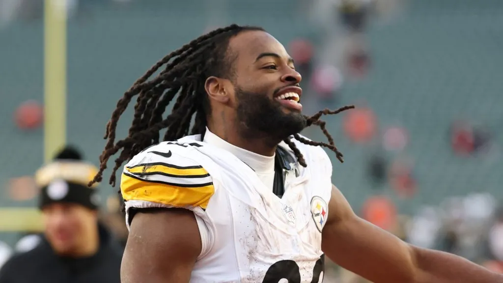 Najee Harris during his time with the Pittsburgh Steelers