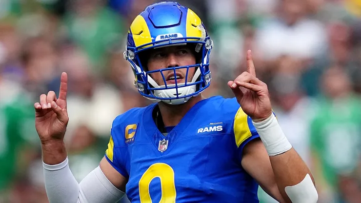 Matthew Stafford #9 of the Los Angeles Rams.