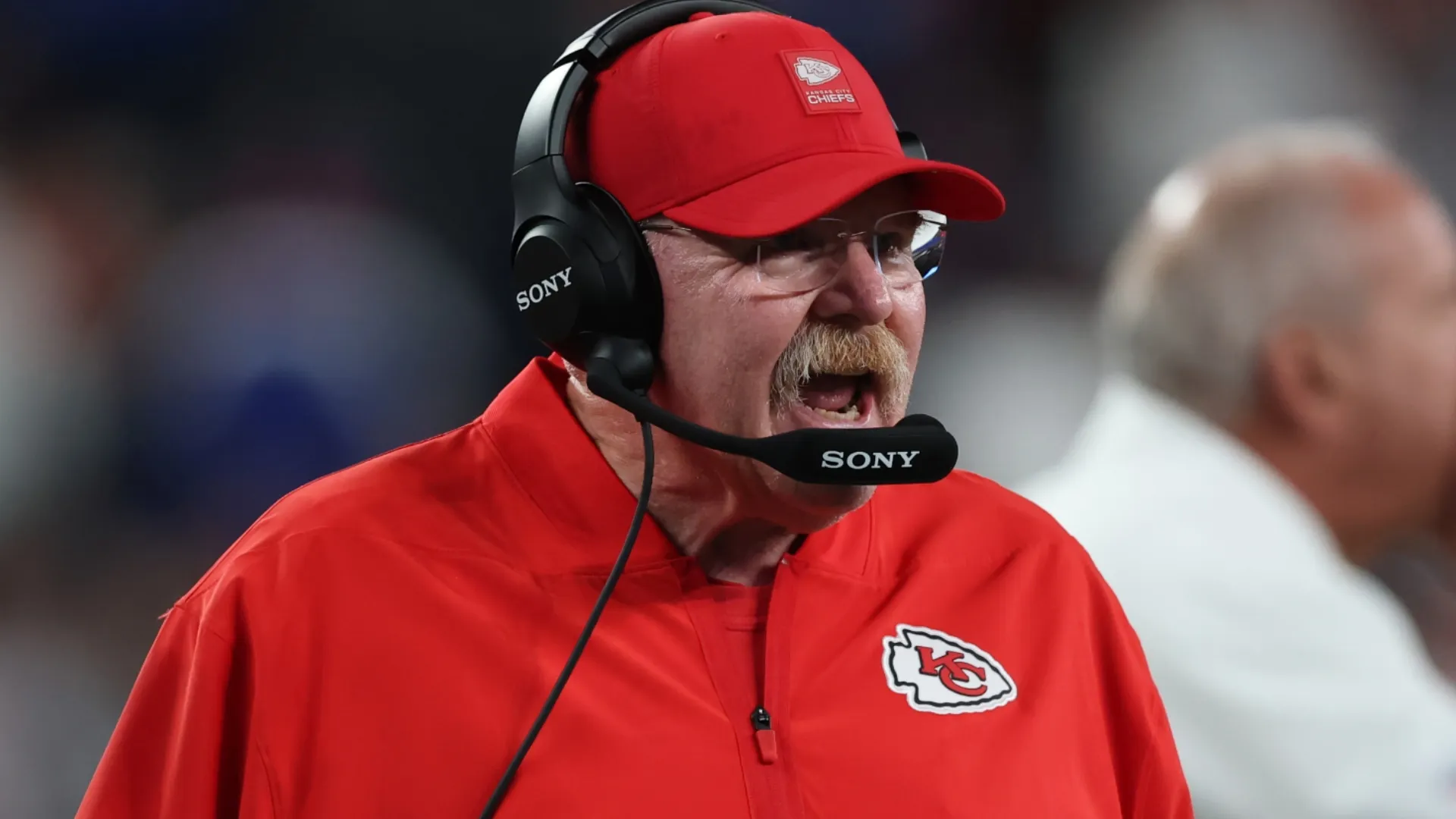 Andy Reid during a game