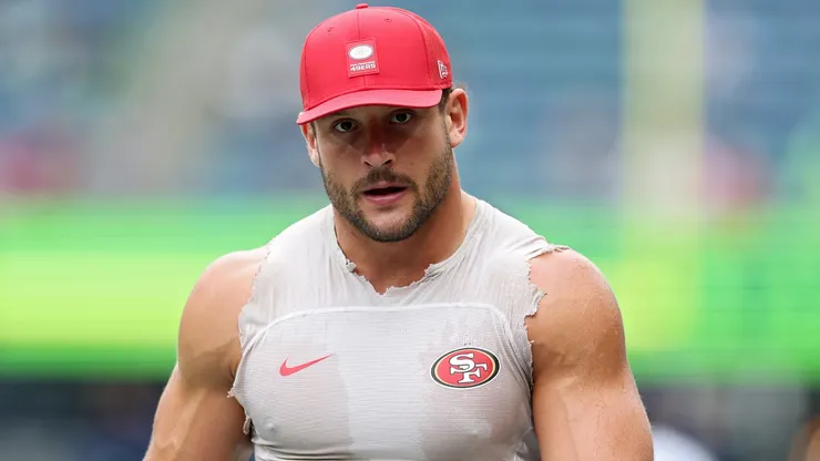 Nick Bosa #97 of the San Francisco 49ers.