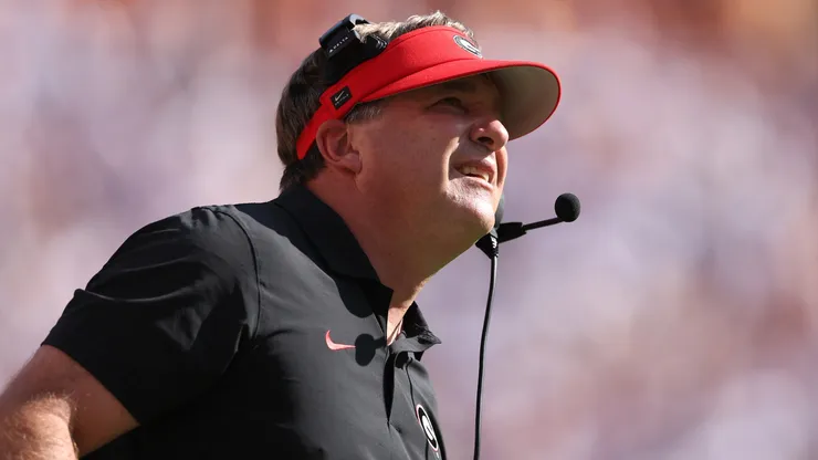 Kirby Smart the head coach of the Georgia Bulldogs.