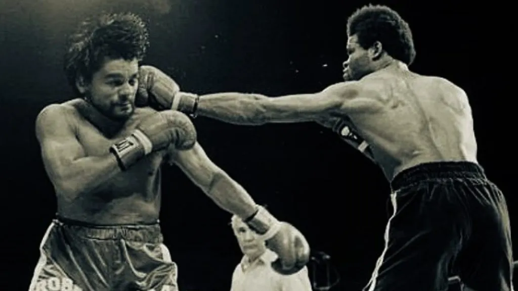 Kirkland Laing vs. Roberto Durán (Source: FightPost)