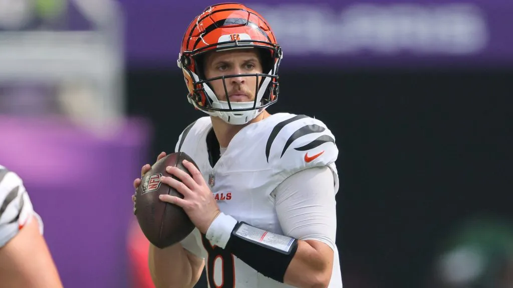 Jake Browning #6 of the Cincinnati Bengals.