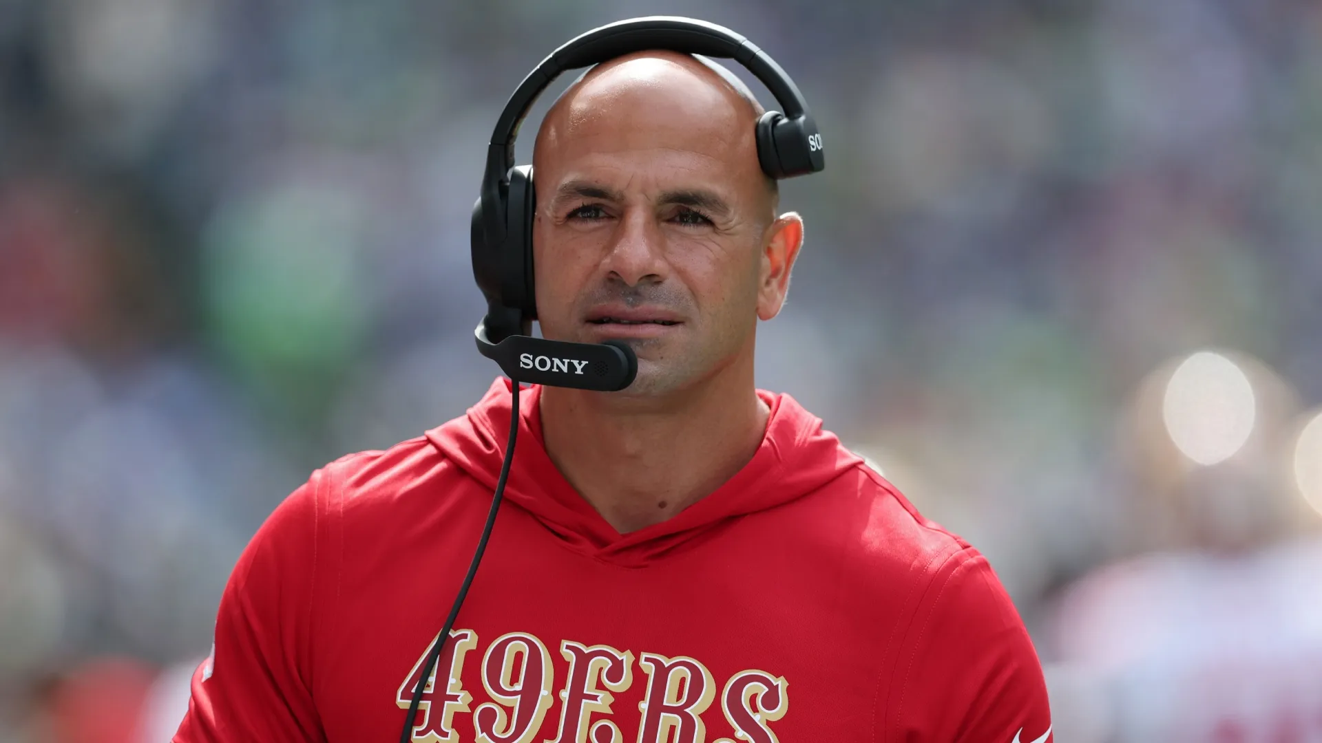 Robert Saleh of the San Francisco 49ers