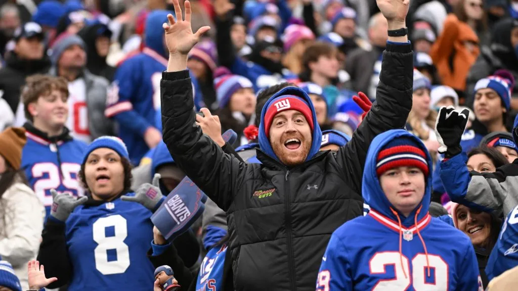 New York Giants fans (Source: Mike Lawrence/Getty Images)