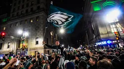 Philadelphia Eagles fans celebrate the win over the Chiefs on Super Bowl LIX in 2025.