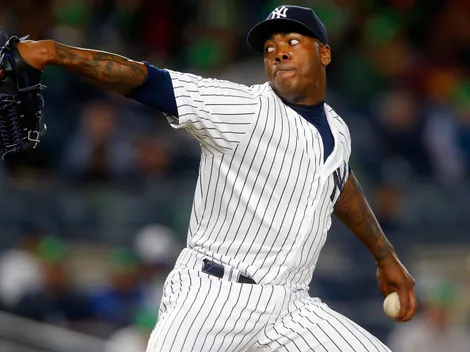 Who holds the record for the fastest pitch in New York Yankees history?