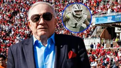 Dallas Cowboys owner, Jerry Jones and Micah Parsons #1 of the Green Bay Packers.