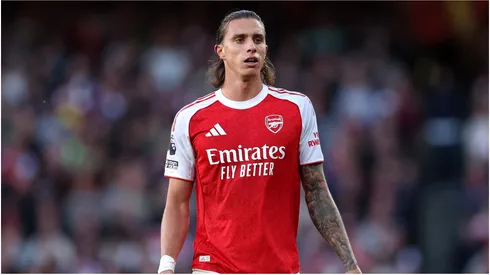 Riccardo Calafiori of Arsenal