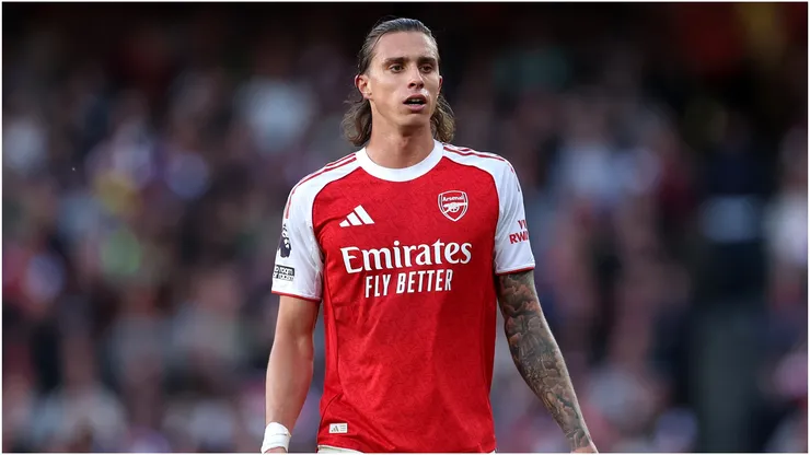 Riccardo Calafiori of Arsenal