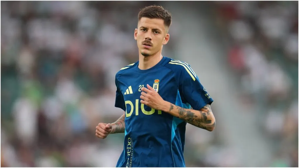 Luka Ilic of Real Oviedo – Aitor Alcalde/Getty Images