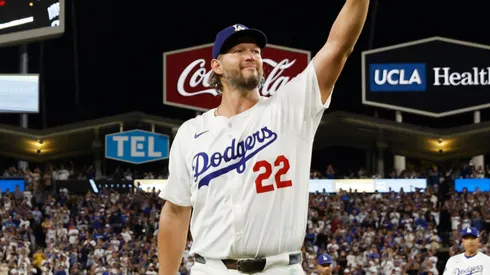 Clayton Kershaw #22 of the Los Angeles Dodgers