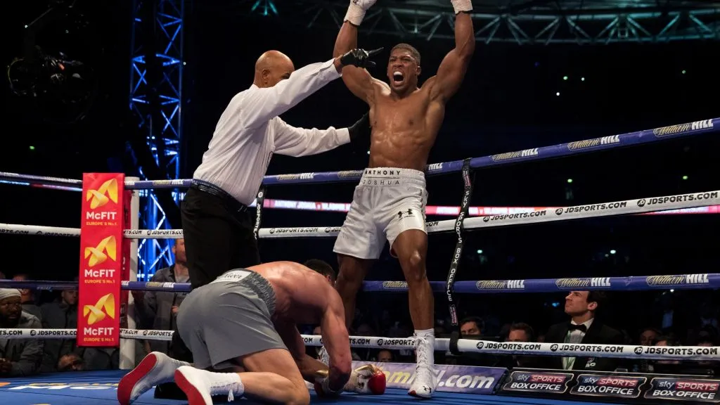 Anthony Joshua vs. Wladimir Klitschko (Source: Richard Heathcote/Getty Images)