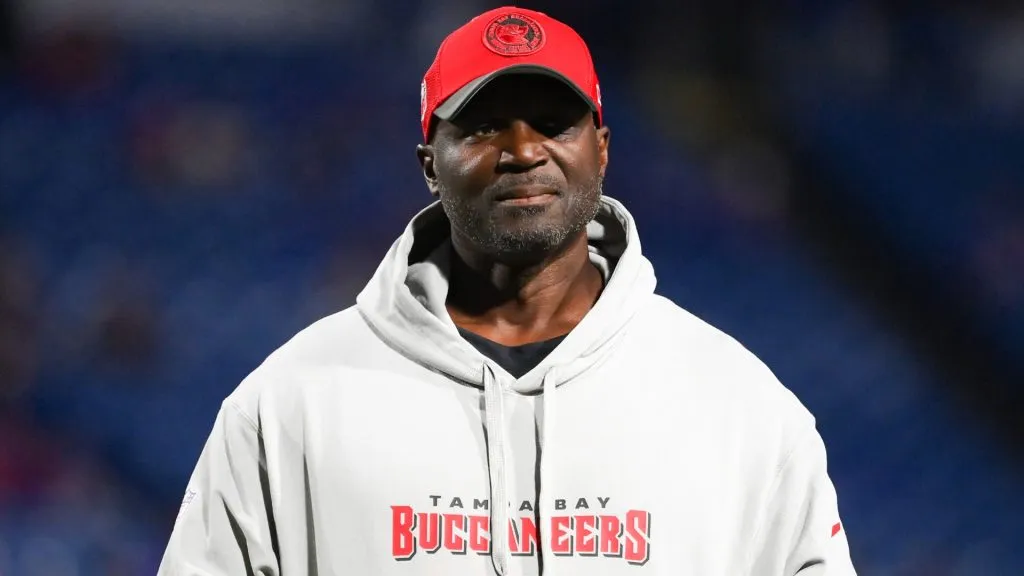 Todd Bowles of the Tampa Bay Buccaneers in 2023. (Source: Rich Barnes/Getty Images)
