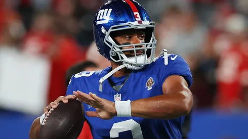 Russell Wilson #3 of the New York Giants.
