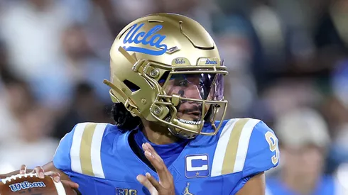 Nico Iamaleava at Rose Bowl Stadium on August 30, 2025 in Pasadena, California.