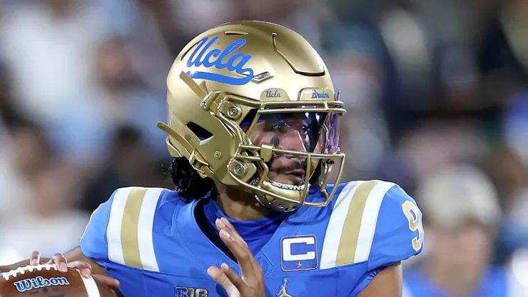 Nico Iamaleava at Rose Bowl Stadium on August 30, 2025 in Pasadena, California.