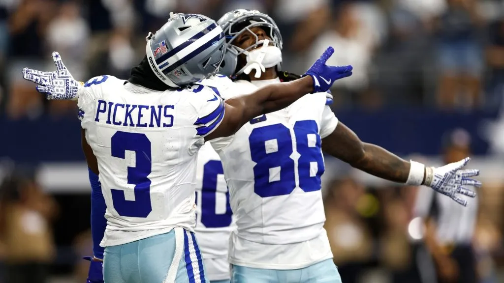 CeeDee Lamb with George Pickens