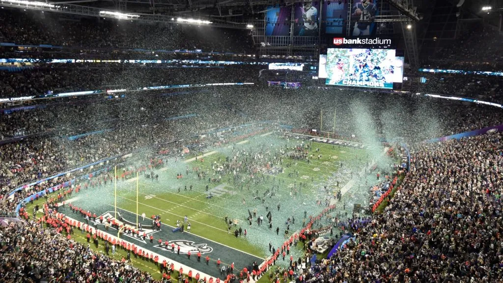 A general view of the U.S. Bank Stadium in 2018. (Source: Hannah Foslien/Getty Images)