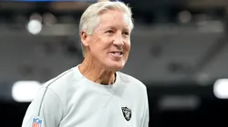 Head coach Pete Carroll of the Las Vegas Raiders in 2025.
