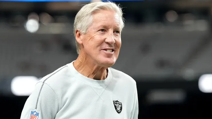Head coach Pete Carroll of the Las Vegas Raiders in 2025.