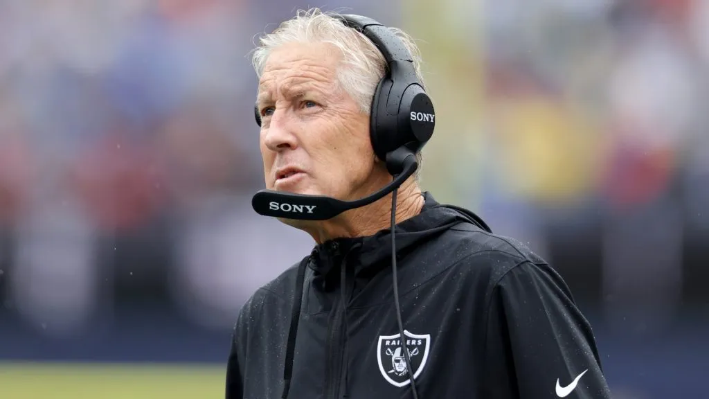Pete Carroll of the Las Vegas Raiders (Source: Mike Stobe/Getty Images)