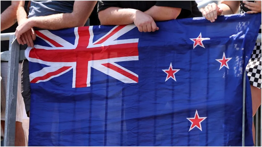 Fans display the flag of New Zealand – Meg Oliphant/Getty Images