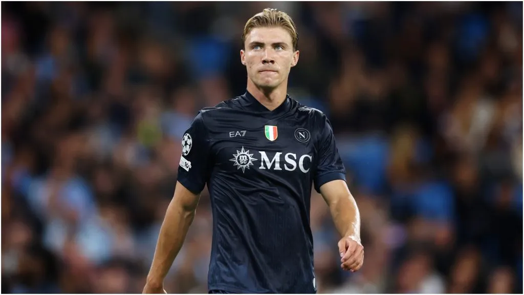 Rasmus Hojlund of Napoli – Dan Istitene/Getty Images