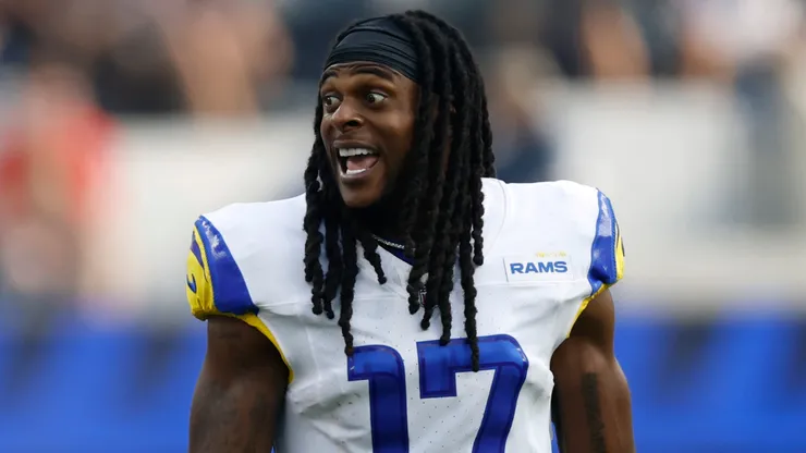 Davante Adams #17 of the Los Angeles Rams