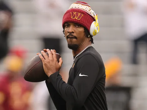 Is Jayden Daniels playing for Commanders vs Falcons today in Week 4 of 2025 NFL season?