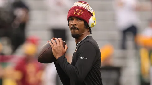 Jayden Daniels #5 of the Washington Commanders.