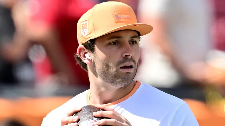 Baker Mayfield #6 of the Tampa Bay Buccaneers.
