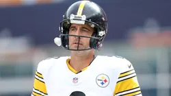 Aaron Rodgers #8 of the Pittsburgh Steelers.