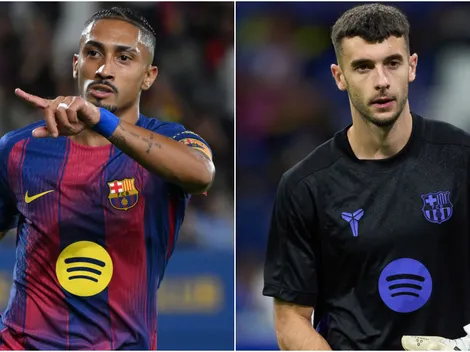 Why are Raphinha and Joan Garcia not playing for Barcelona vs Real Sociedad today, September 28?
