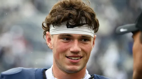 Drew Allar at Beaver Stadium on September 6, 2025 in State College, Pennsylvania.