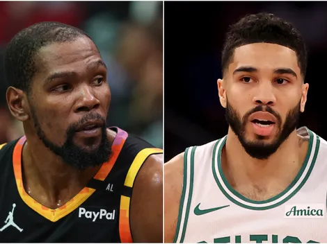 NBA veteran Kevin Durant delivers a five-word reaction on Jayson Tatum latest video