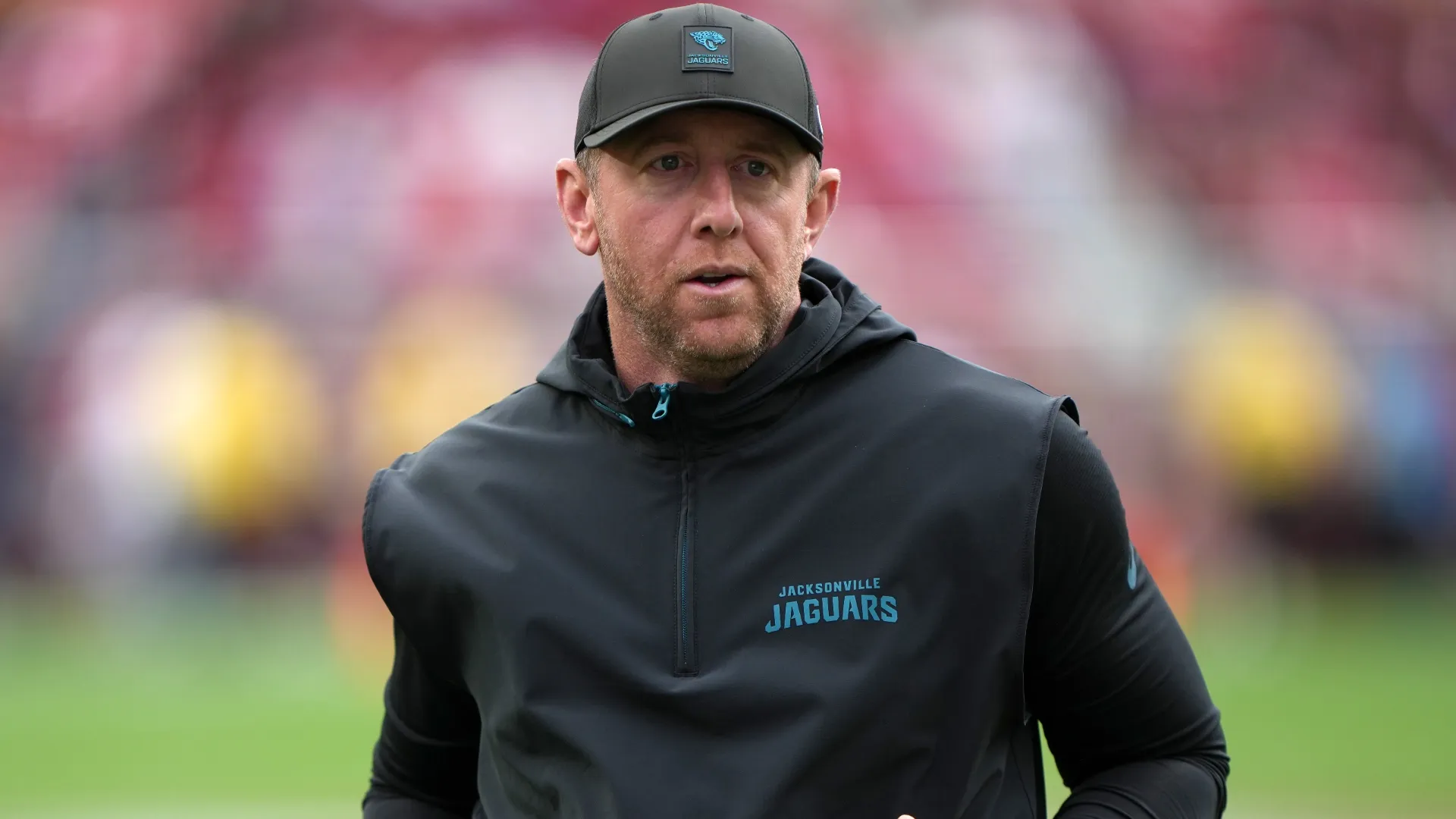 Head coach Liam Coen of the Jacksonville Jaguars