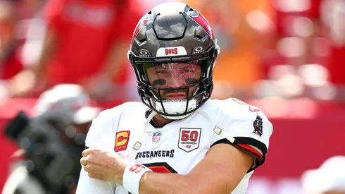 Baker Mayfield #6 of the Tampa Bay Buccaneers.