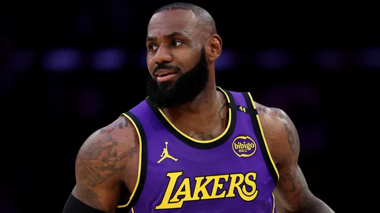 LeBron James #23 of the Los Angeles Lakers in action against the New Orleans Pelicans.