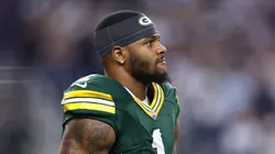 Micah Parsons looks on against the Cowboys on September 28, 2025, Texas.